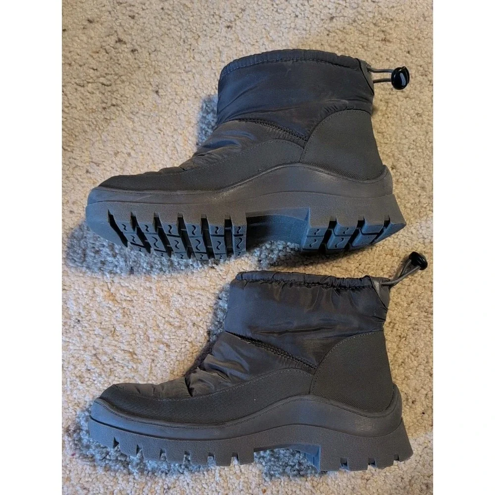 Lucky‎ Brand Lolleta Women's 7M Brown Winter Boots Cold Weather Chunky